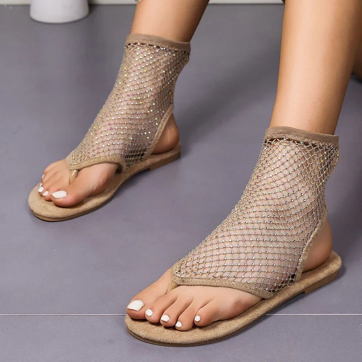 Mistfall Sparkle Mesh Sandals – Lightweight top with freedom in every fiber