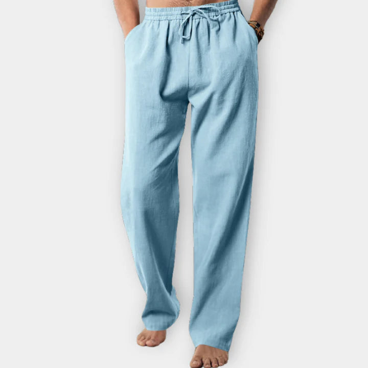 Mistfall Lian Trousers – Relaxed-fit linen pants for effortless style