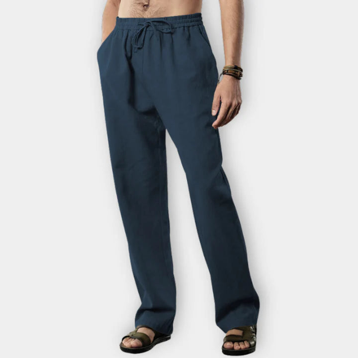 Mistfall Lian Trousers – Relaxed-fit linen pants for effortless style