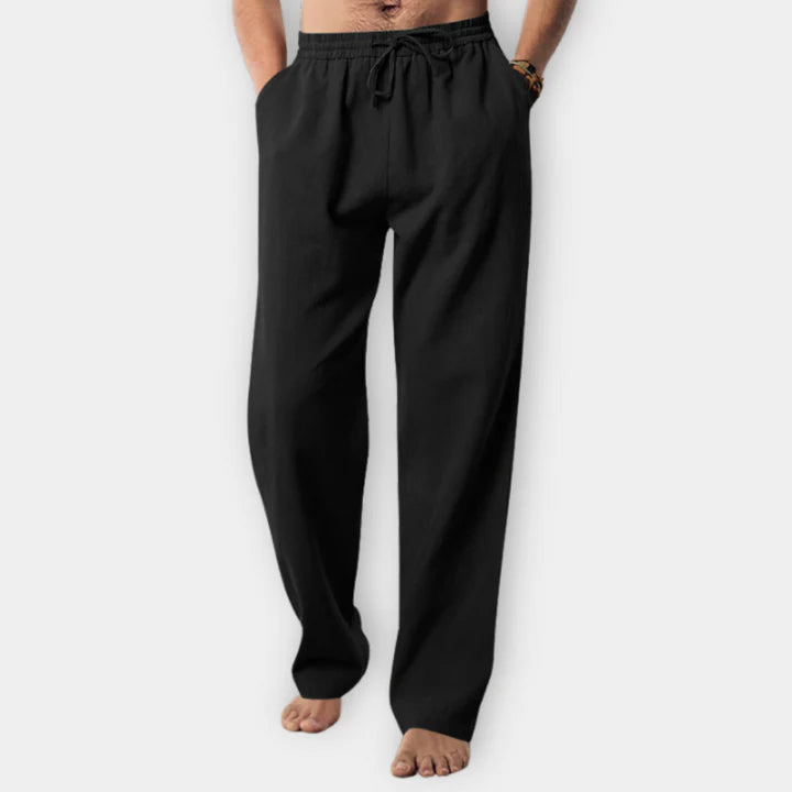 Mistfall Lian Trousers – Relaxed-fit linen pants for effortless style