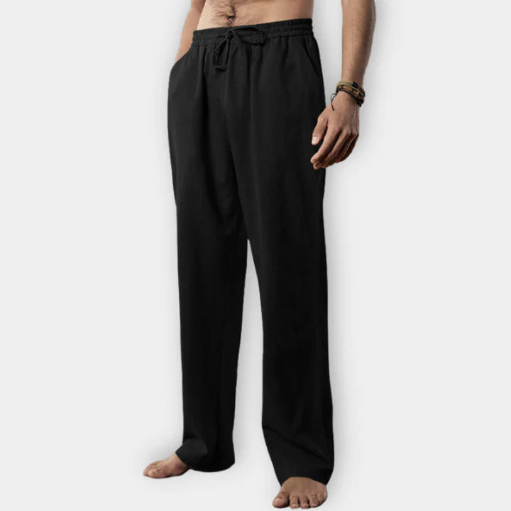 Mistfall Lian Trousers – Relaxed-fit linen pants for effortless style
