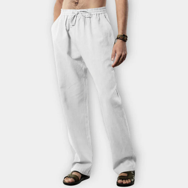 Mistfall Lian Trousers – Relaxed-fit linen pants for effortless style