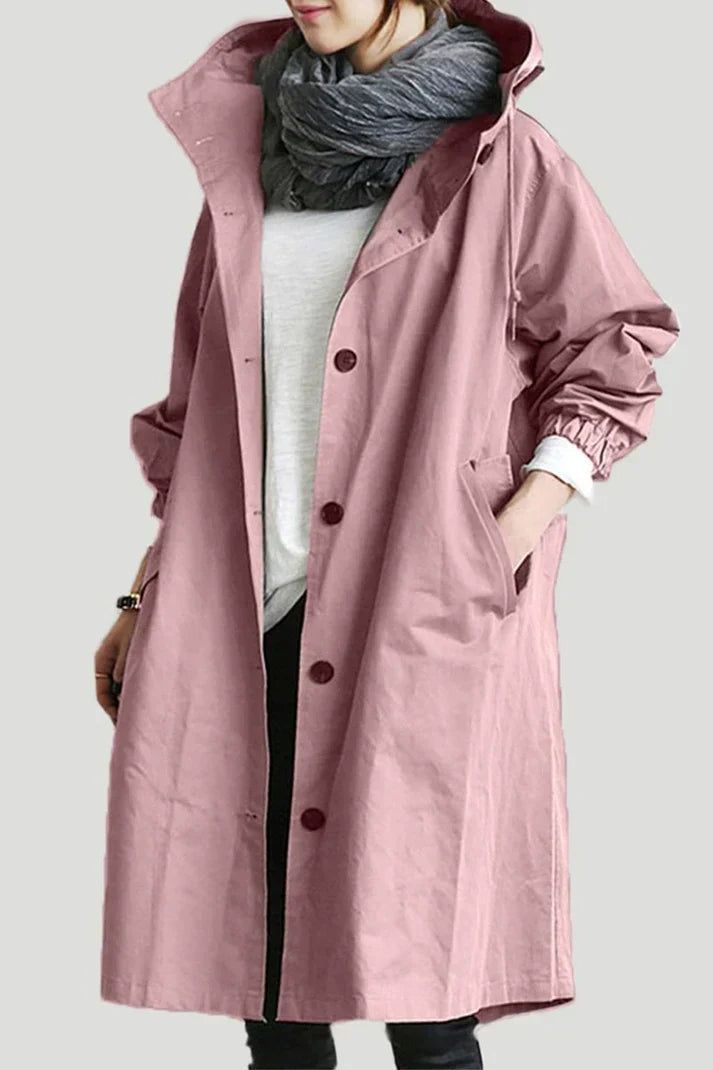 Mistfall - Waterproof Trench Coat with Hood