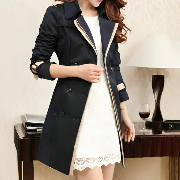 Mistfall Autumn Elegance Trench Coat