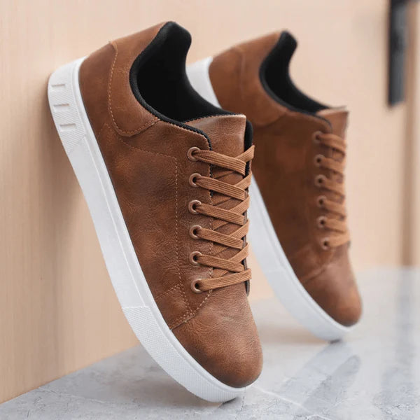 Mistfall Artisan Leather Men's Sneakers