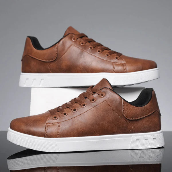 Mistfall Artisan Leather Men's Sneakers