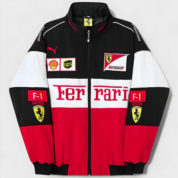 Mistfall Vintage Unisex Ferrari Race Jacket