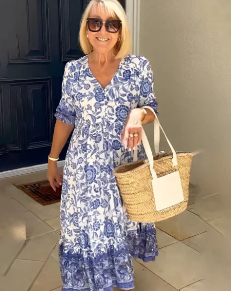 Mistfall Bloom Bohemian Summer Dress