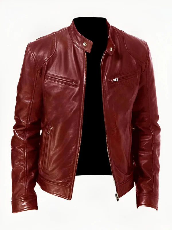 Mistfall | Maverick Luxe Leather Jacket