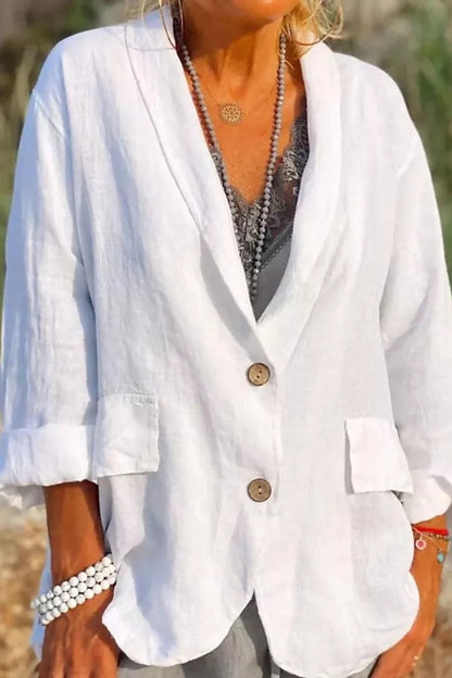 Mistfall Breezy Linen Jacket