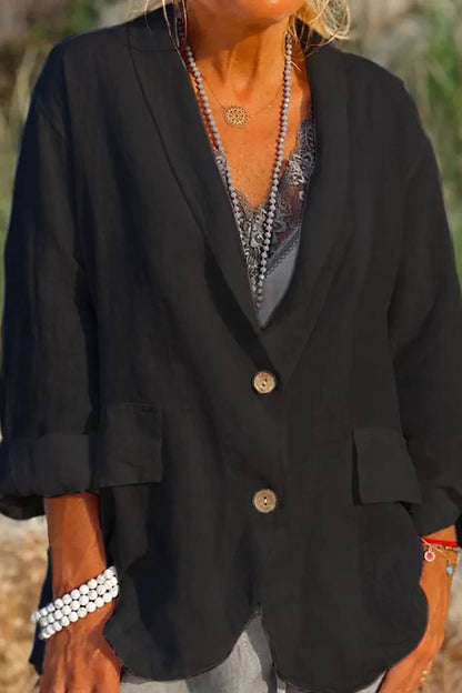 Mistfall Breezy Linen Jacket