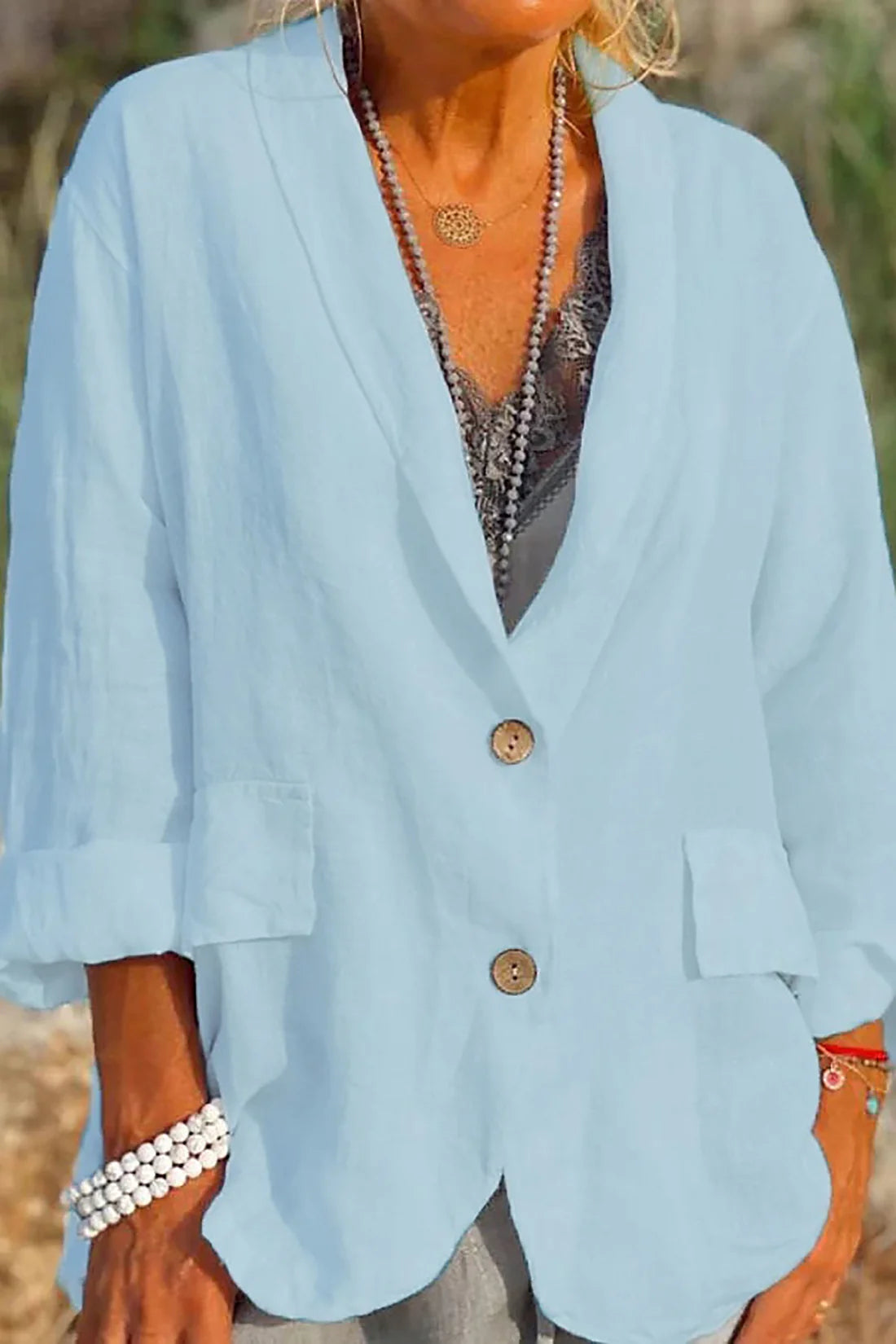 Mistfall Breezy Linen Jacket