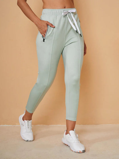 Mistfall Casual Drawstring Capris – Lightweight capri joggers with drawstring