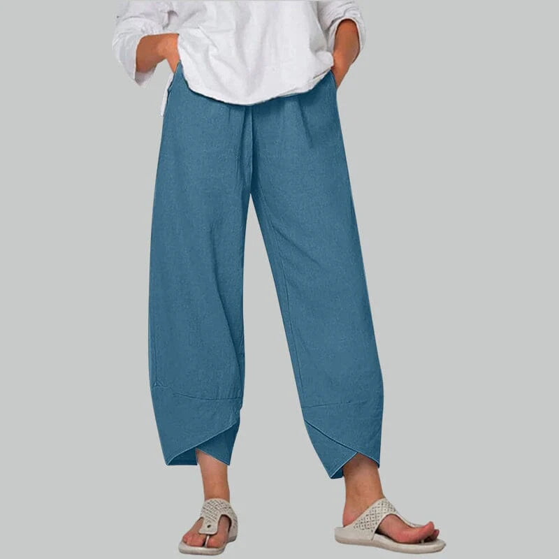 Mistfall Breeze Cotton Linen Trousers