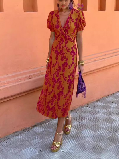 Mistfall Enchanting Floral Summer Dress