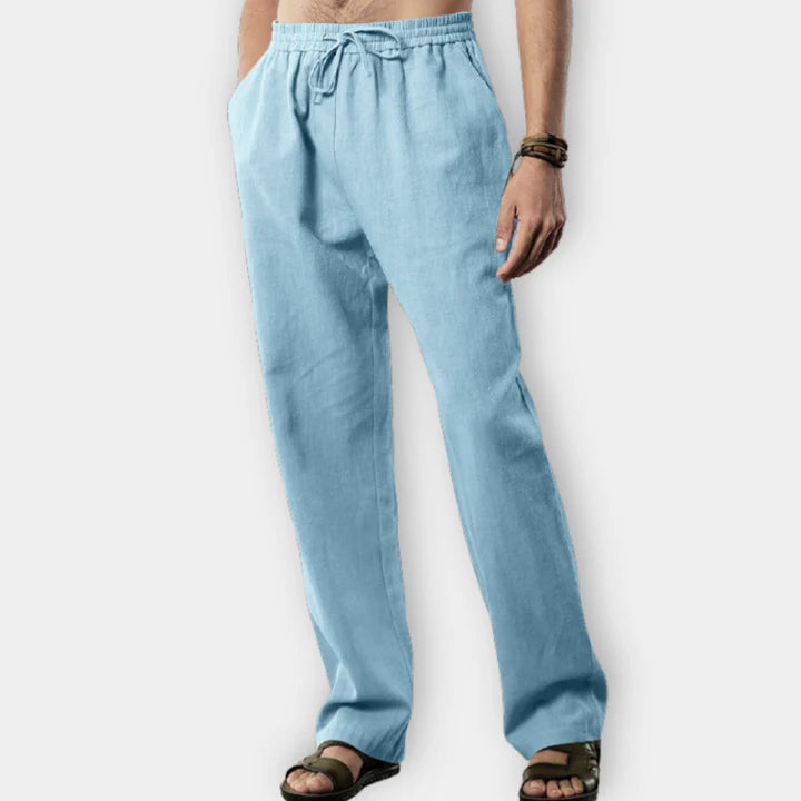 Mistfall Lian Trousers – Relaxed-fit linen pants for effortless style