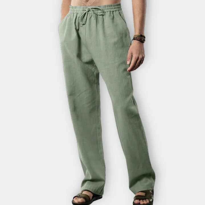 Mistfall Lian Trousers – Relaxed-fit linen pants for effortless style