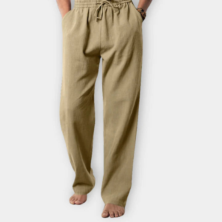 Mistfall Lian Trousers – Relaxed-fit linen pants for effortless style