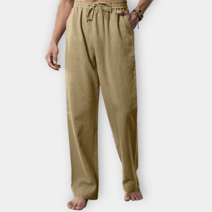 Mistfall Lian Trousers – Relaxed-fit linen pants for effortless style