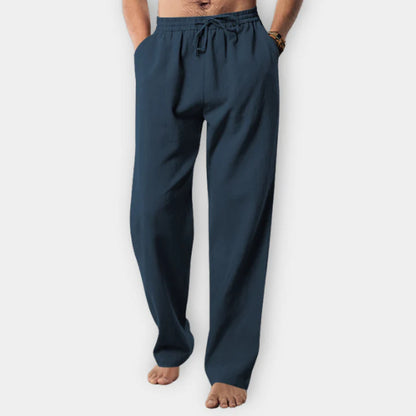 Mistfall Lian Trousers – Relaxed-fit linen pants for effortless style