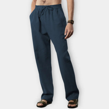 Mistfall Lian Trousers – Relaxed-fit linen pants for effortless style