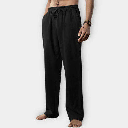 Mistfall Lian Trousers – Relaxed-fit linen pants for effortless style