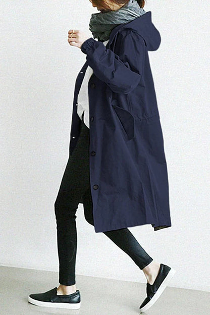 Mistfall - Waterproof Trench Coat with Hood
