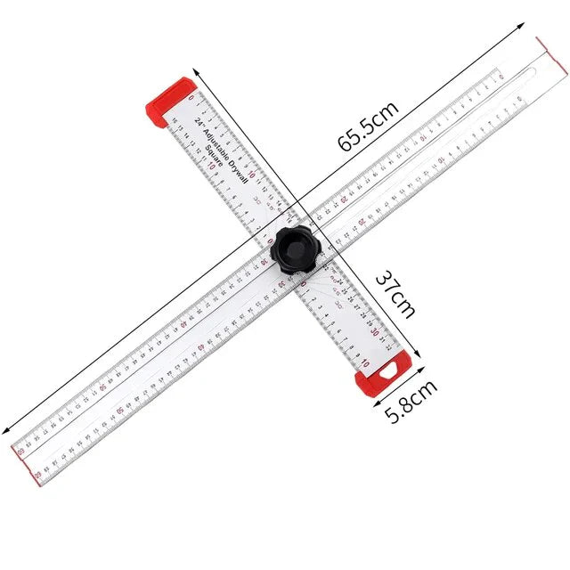 MISTFALL | AngleCut Ruler – High-precision angle measuring tool
