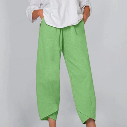 Mistfall Breeze Cotton Linen Trousers