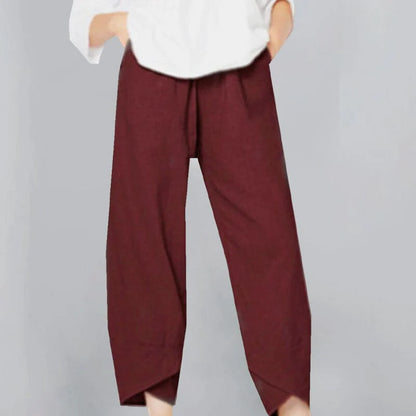 Mistfall Breeze Cotton Linen Trousers