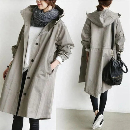 Mistfall - Waterproof Trench Coat with Hood