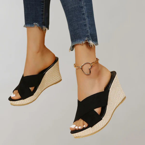 Mistfall AuraFlex Orthopedic Wedge Sandals