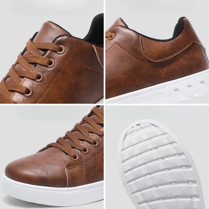Mistfall Artisan Leather Men's Sneakers