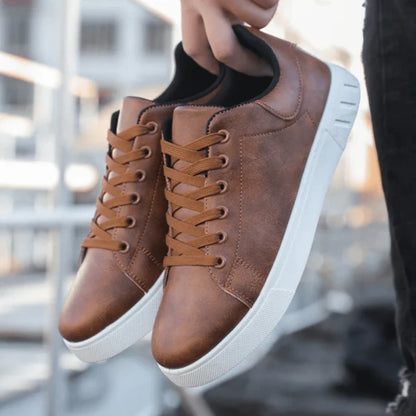 Mistfall Artisan Leather Men's Sneakers