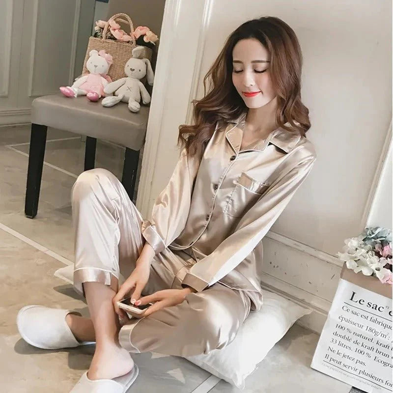 Mistfall Lumina Silk Pajama Set