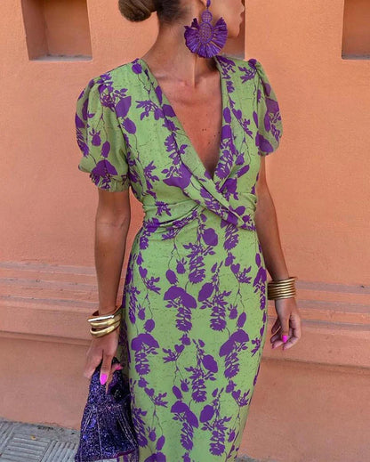 Mistfall Enchanting Floral Summer Dress