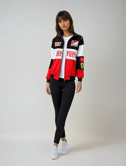Mistfall Vintage Unisex Ferrari Race Jacket
