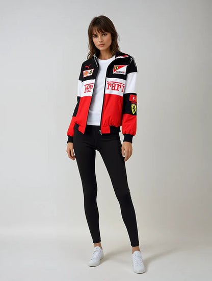 Mistfall Vintage Unisex Ferrari Race Jacket