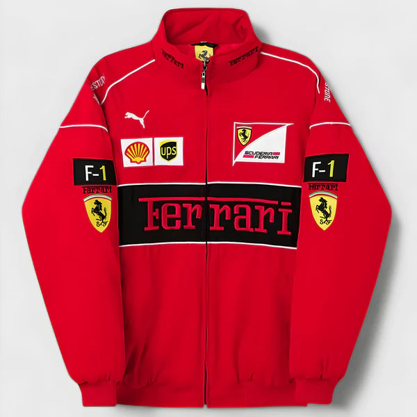 Mistfall Vintage Unisex Ferrari Race Jacket
