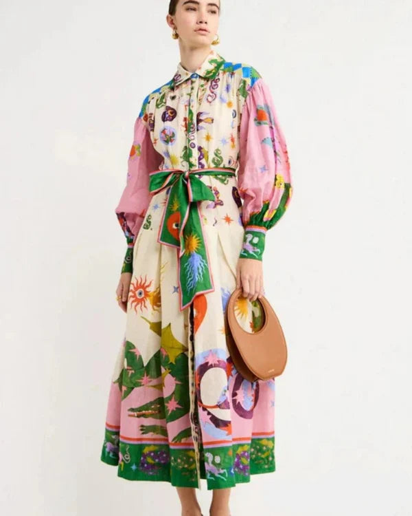 Mistfall Italian Grandeur Maxi Dress