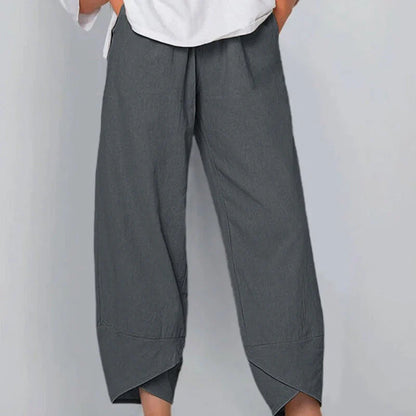 Mistfall Breeze Cotton Linen Trousers