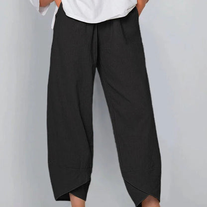Mistfall Breeze Cotton Linen Trousers