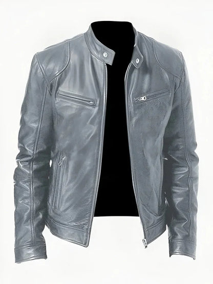 Mistfall | Maverick Luxe Leather Jacket
