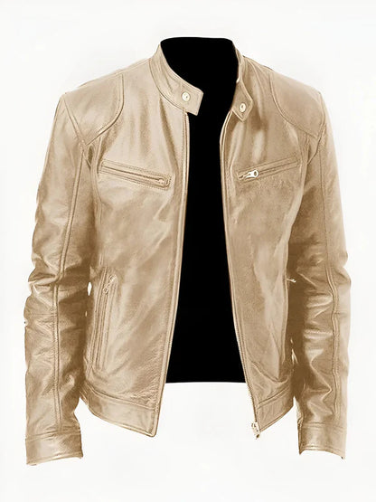 Mistfall | Maverick Luxe Leather Jacket