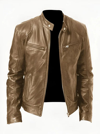 Mistfall | Maverick Luxe Leather Jacket