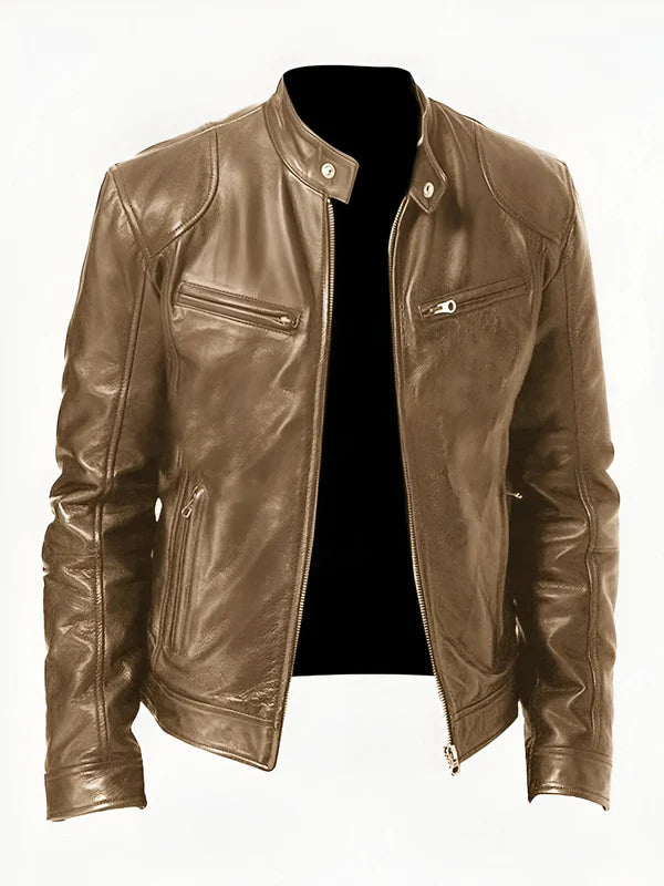 Mistfall | Maverick Luxe Leather Jacket