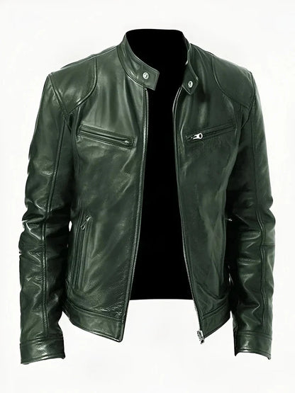 Mistfall | Maverick Luxe Leather Jacket