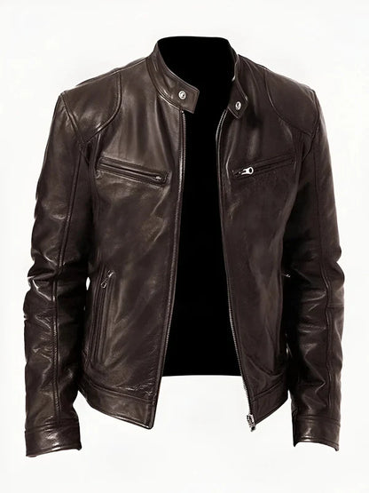 Mistfall | Maverick Luxe Leather Jacket