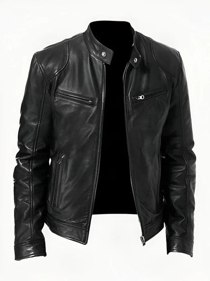 Mistfall | Maverick Luxe Leather Jacket