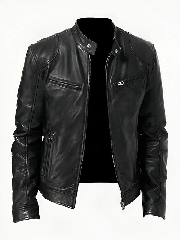 Mistfall | Maverick Luxe Leather Jacket